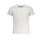 K-WAY Elegant White Cotton T-Shirt with Pocket Detail -   -  K-WAY.